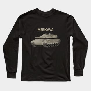 Israeli Tank Merkava Long Sleeve T-Shirt